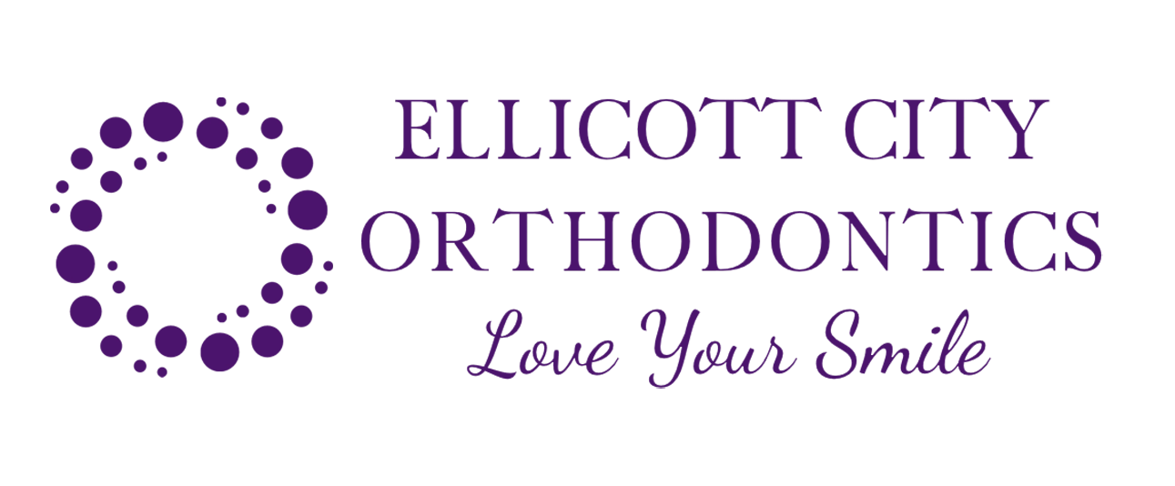 Ellicott City Orthodontics, love your smile header logo. It is purple.