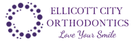 Ellicott City Orthodontics, love your smile logo.
