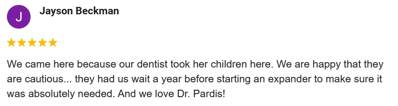 Orthodontist Ellicott City MD Review Jayson 5-star Google review from Jayson praising Ellicott City Orthodontics for how cautious they are.